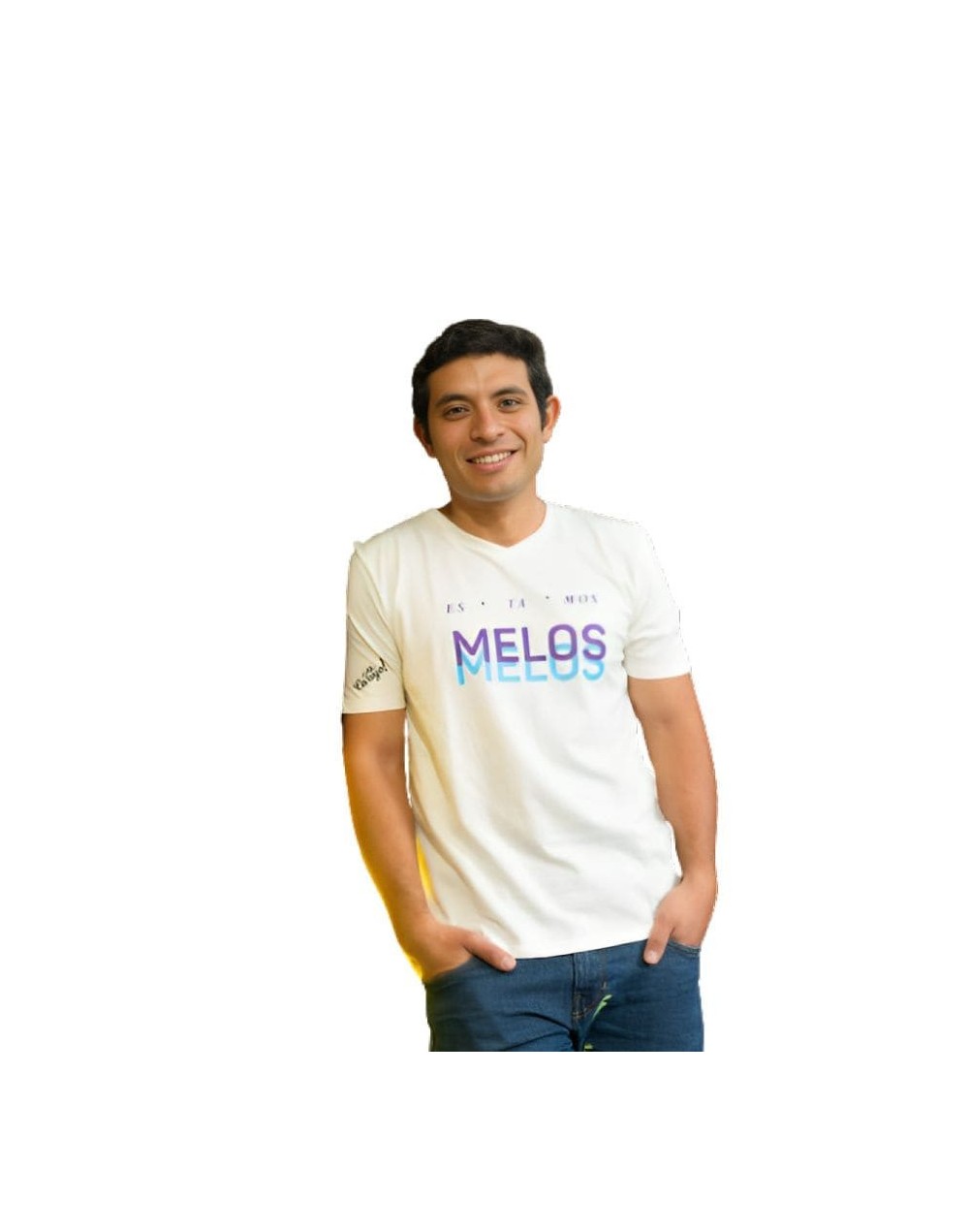 Camiseta estampada estamos melos