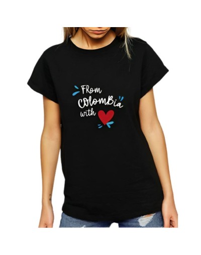 Camiseta estampada from colombia with love