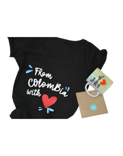 Camiseta estampada from colombia with love