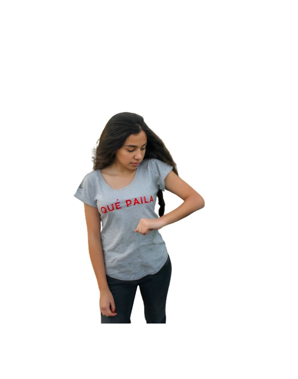 Camiseta estampada qué paila
