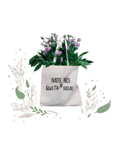 Tote bag colombiana nadie nos quita lo bailao