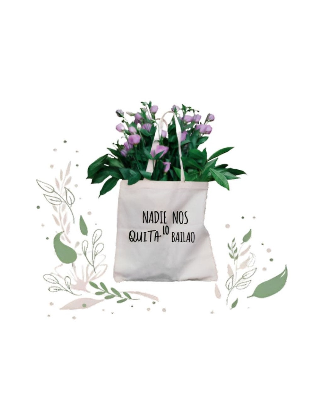 Tote bag colombiana nadie nos quita lo bailao