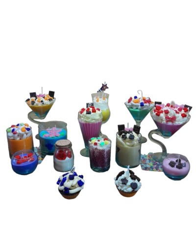 Velas tipo postre