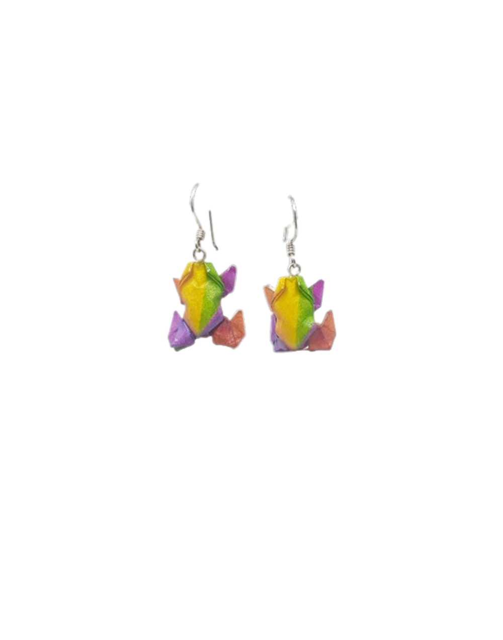 Aretes colgantes ranas