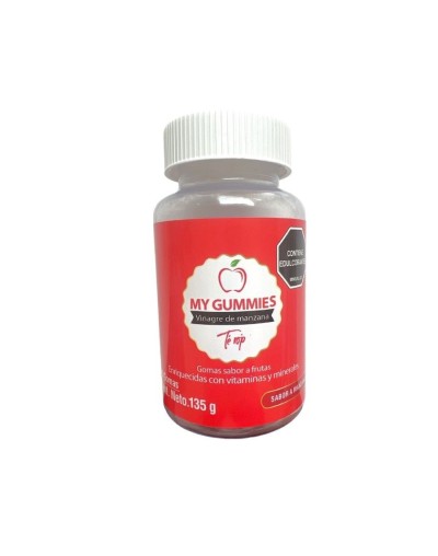 My gummies- gomitas de vinagre de manzana y té rojo