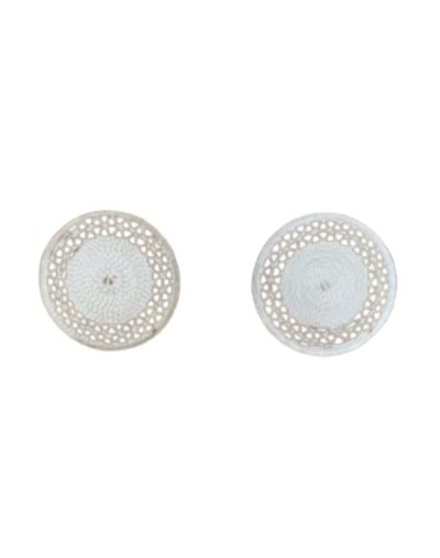 Artesania aretes joya filigrana momposina topo mediano