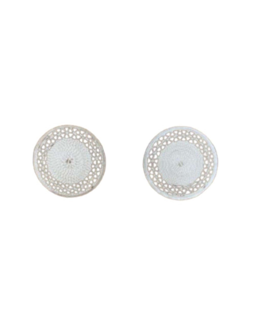 Artesania aretes joya filigrana momposina topo mediano