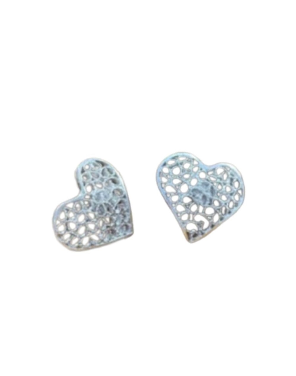 Artesania aretes joya filigrana momposina topos corazones