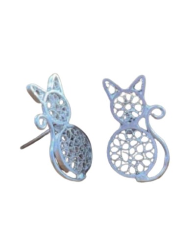 Artesania aretes joya filigrana momposina gatos
