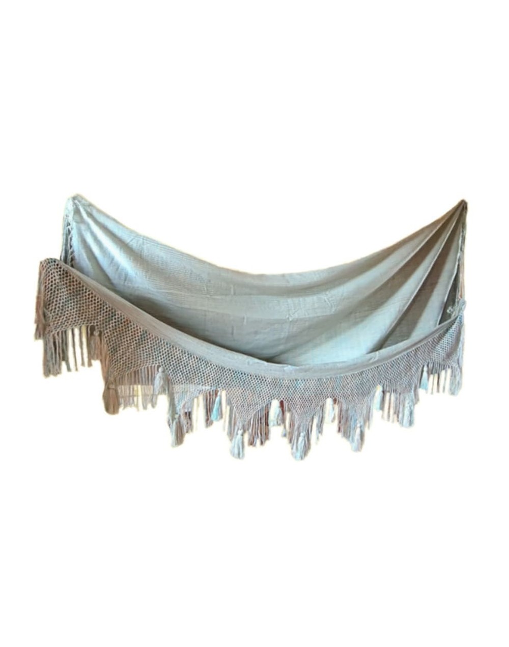 Artesania hamaca sanjacintera fina colores pastel croche