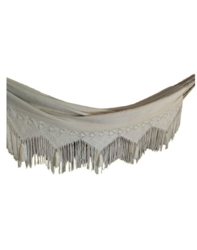 Artesania hamaca sanjacintera fina crudo macrame
