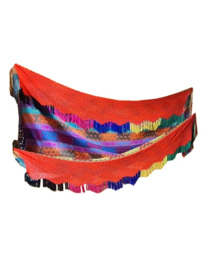 Artesania hamaca sanjacintera tradicional colores croche
