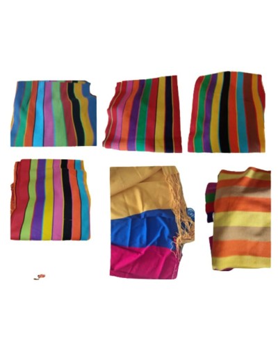 Artesania hamaca sanjacintera sencilla arcoiris croche