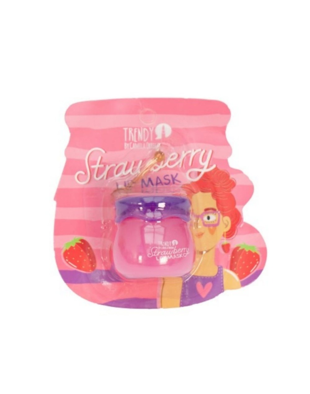 Hidratante de labios strawberry trendy