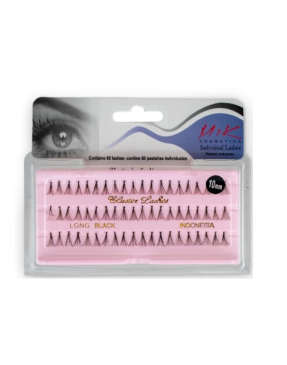 Pestañas punto a punto myk cosmetics