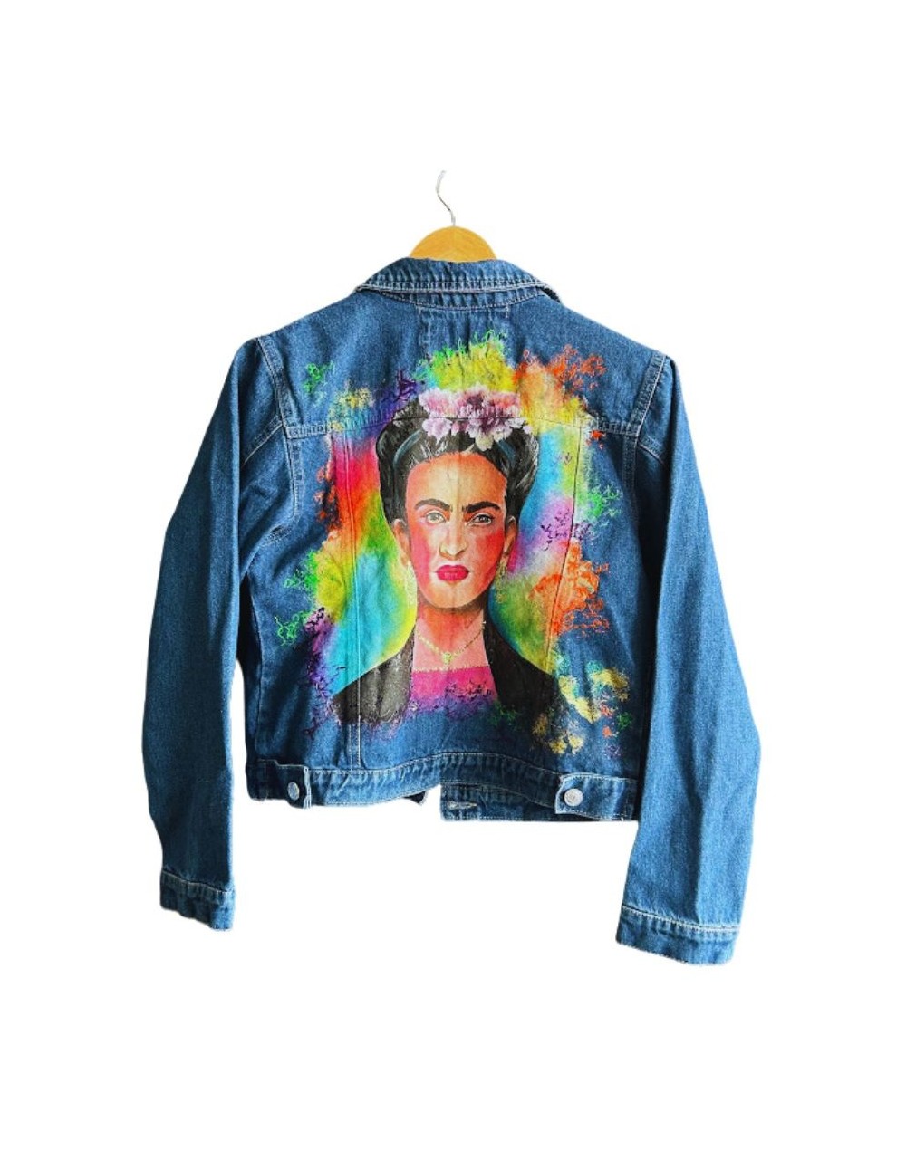 Chaqueta pintada a mano frida