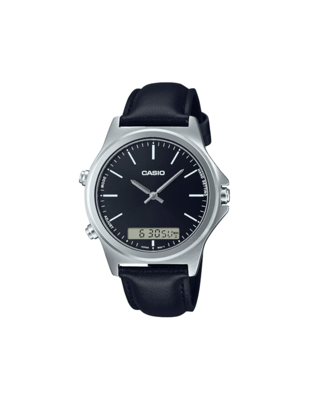 Reloj casio clasic hombre mtp vc01l 1eudf negro y plata