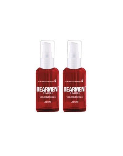 2 aceites esenciales romero y jojoba bearmen