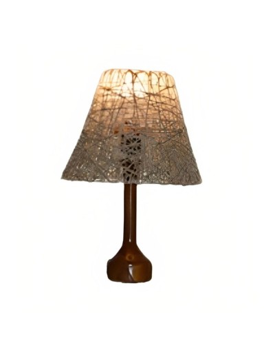 Lámpara base madera