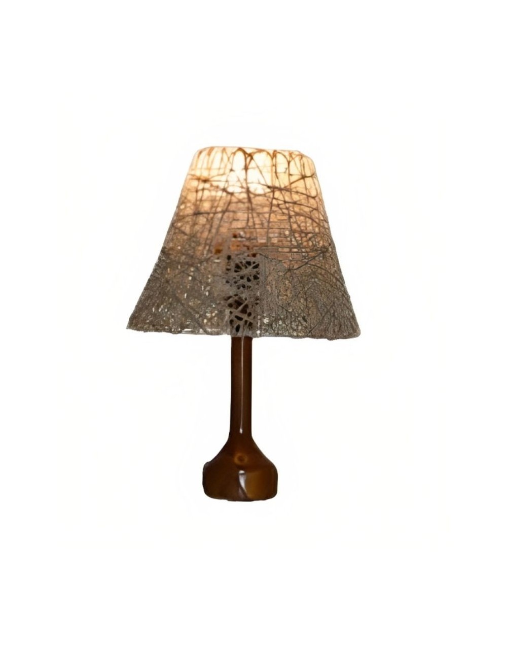 Lámpara base madera