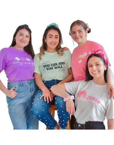 Set camiseta, bambas y moño