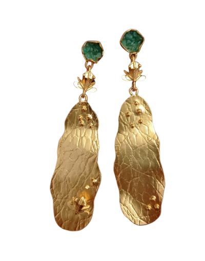Aretes ranita amazónica