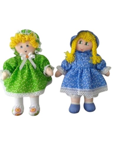 Muñecas de trapo paula