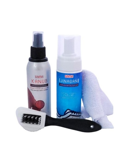 Kit limpiador de gamuza y tennis