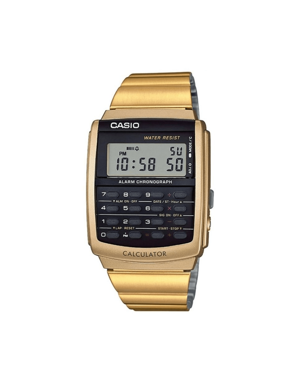 Reloj casio vintage unisex ca 506g 9adf dorado