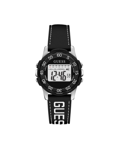 Reloj guess negro y blanco unisex v1027m2 deportivo
