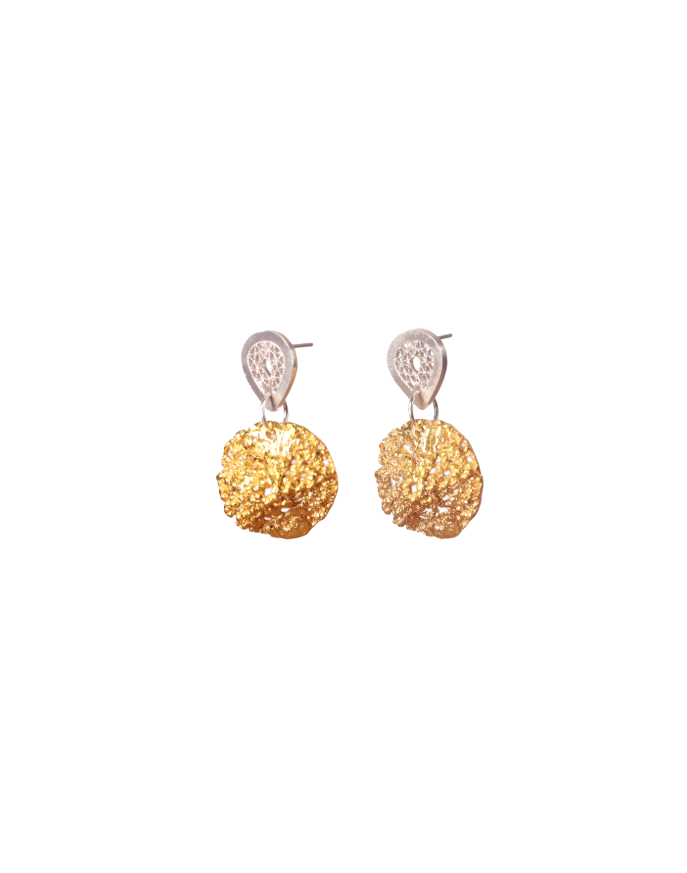 Aretes largos cima