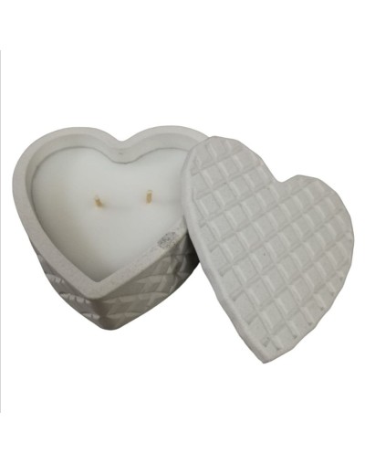 Eco vela corazon galleta