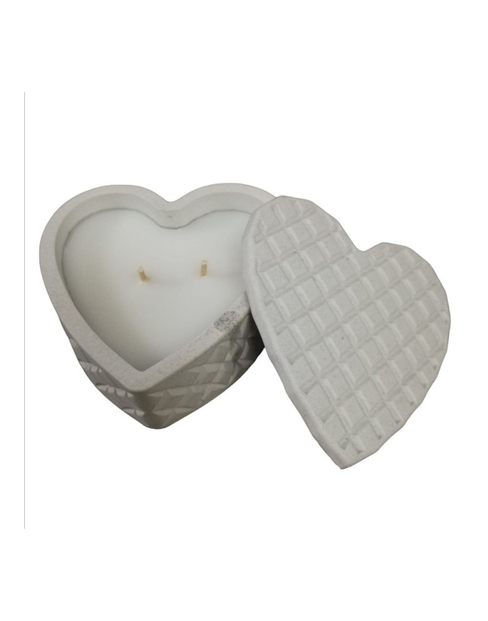 Eco vela corazon galleta