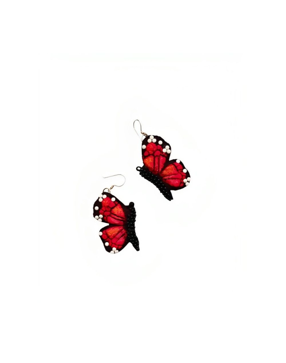 Pendientes escarlata