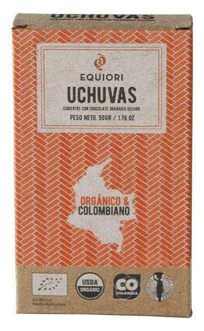 TROCITOS UCHUVA DESH RECUB CHOCOLATE 65% ORGÁNICO X 50GR