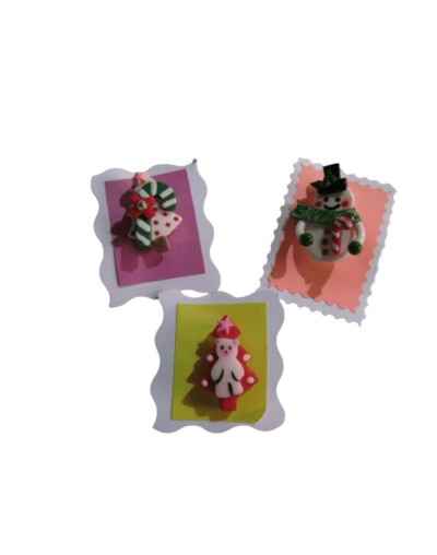 Prendedores navideños
