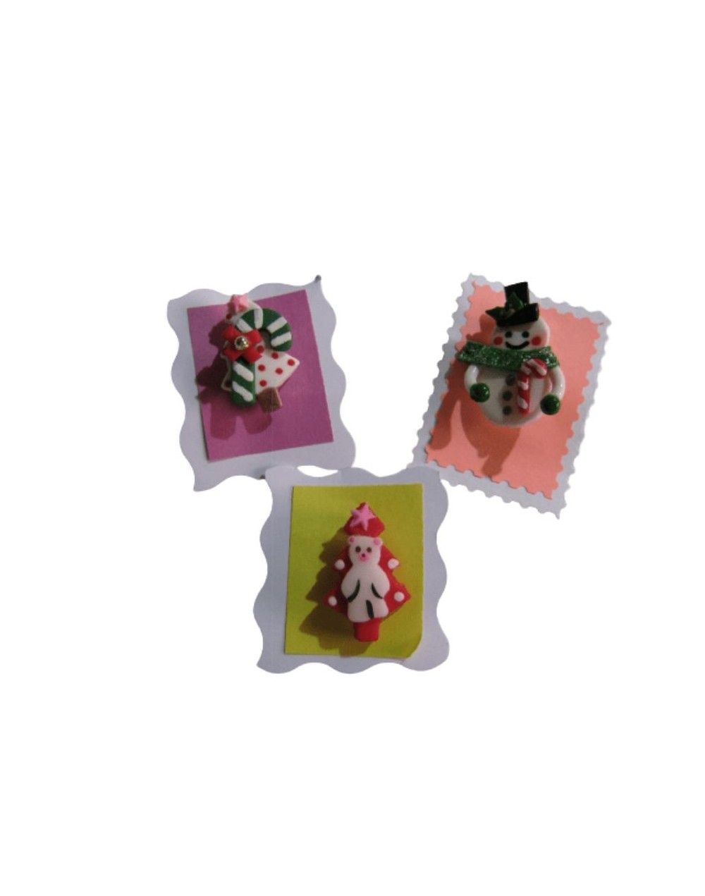 Prendedores navideños