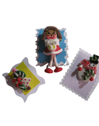 Prendedores navideños