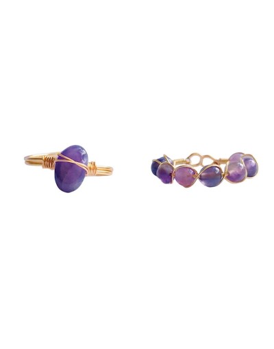 Anillos amatista