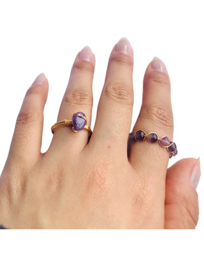 Anillos amatista