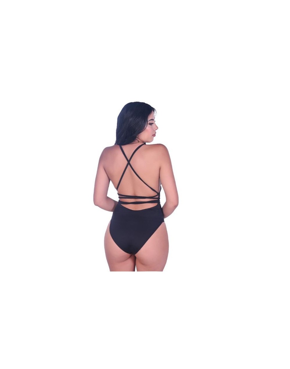 Enterizo doble faz vestido de baño reversible - raishen
