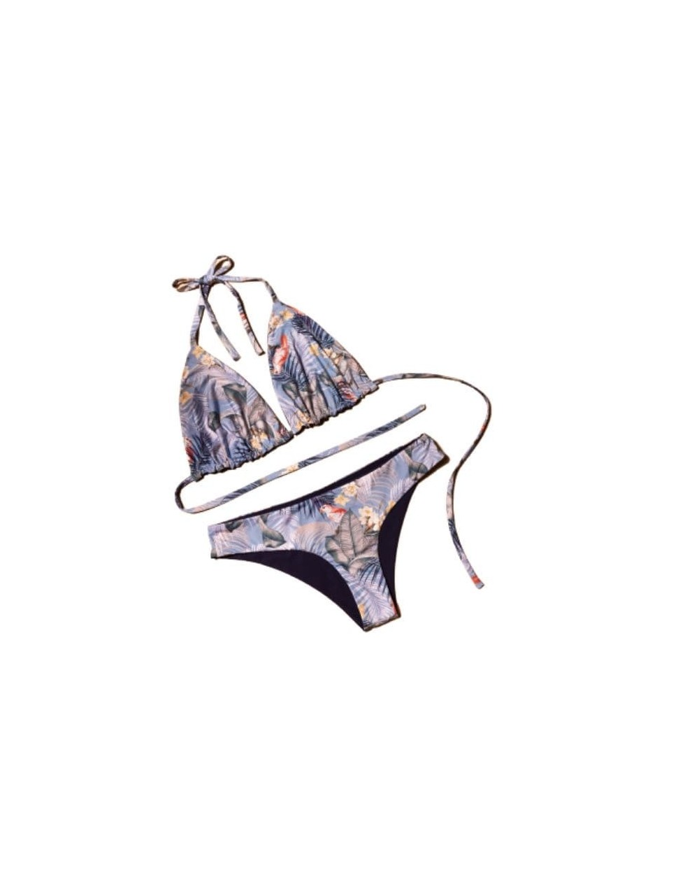 Bikini doble faz vestido de baño arrecife azul marina