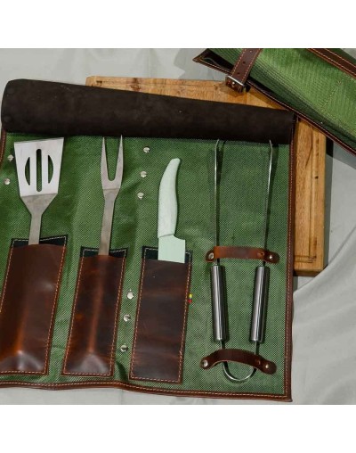 Estuche utensilios asados