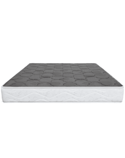 Combo base cama + cabecero + colchón cobre resortado doble