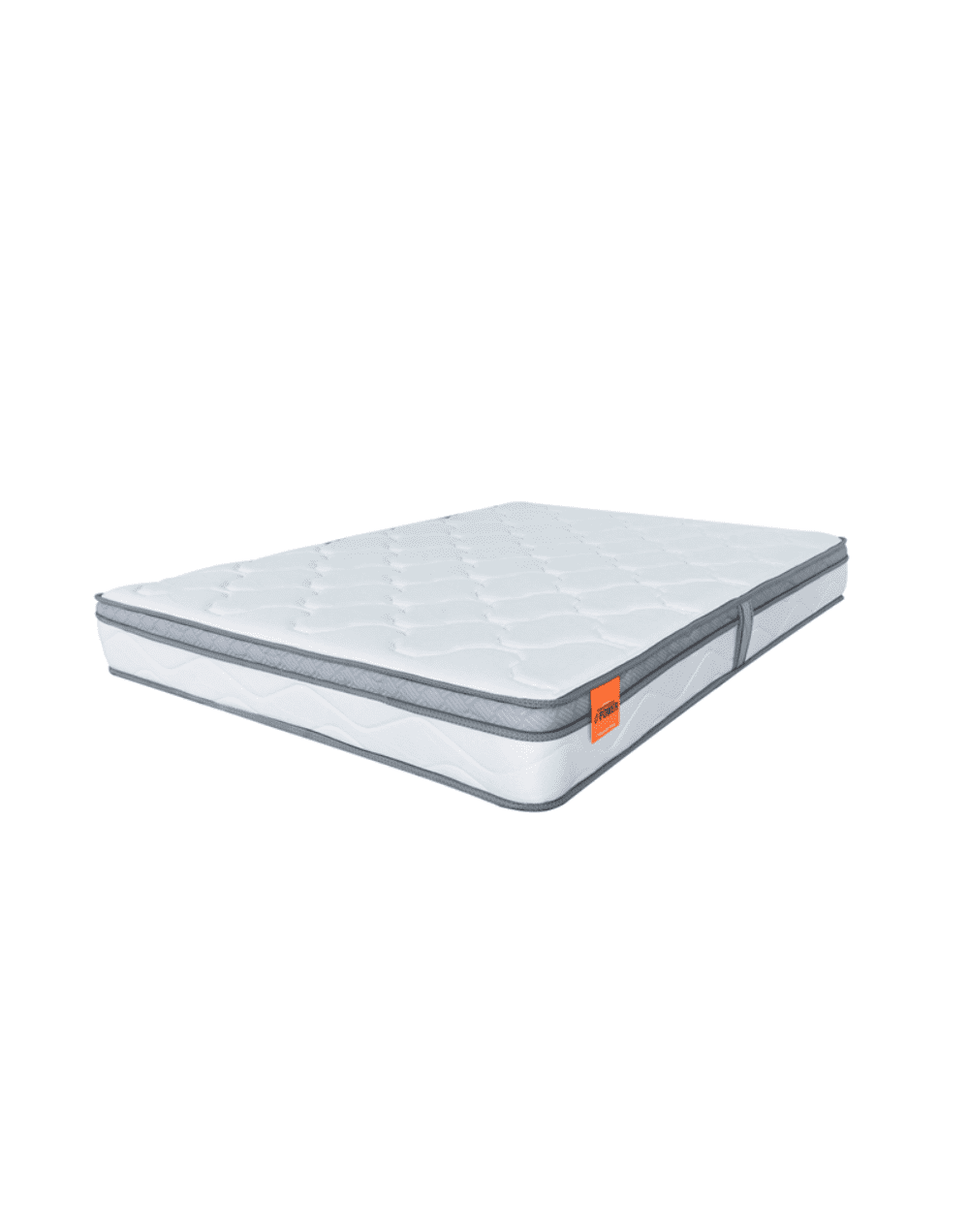 Combo base cama + cabecero + colchón platino resortado doble