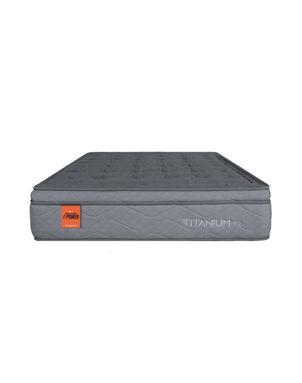 Combo base cama + cabecero + colchón firme titanio doble