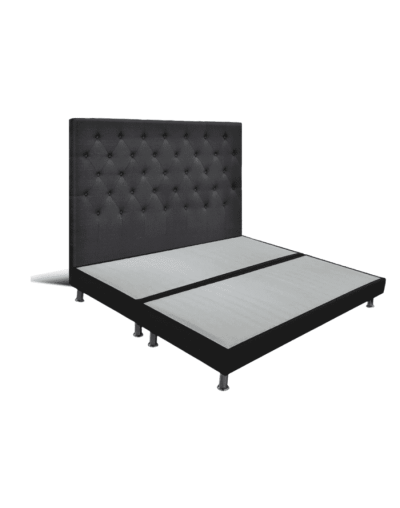 Combo base cama + cabecero + colchón harmony plush doble