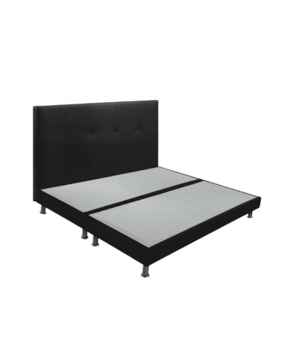 Combo base cama + cabecero + colchón fergus plush doble