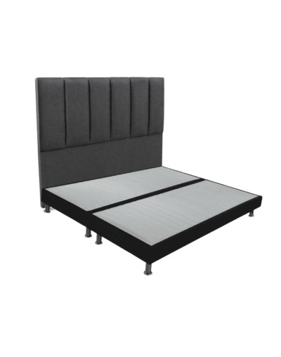 Combo base + cabecero + colchón pocket eurotop vital doble