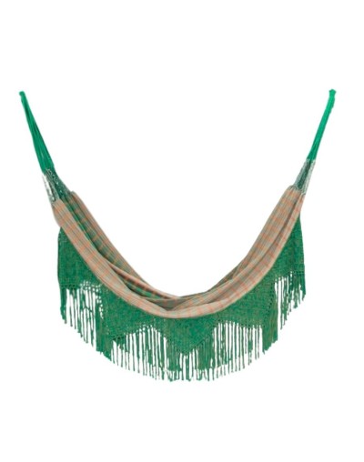 Hamaca con macramé